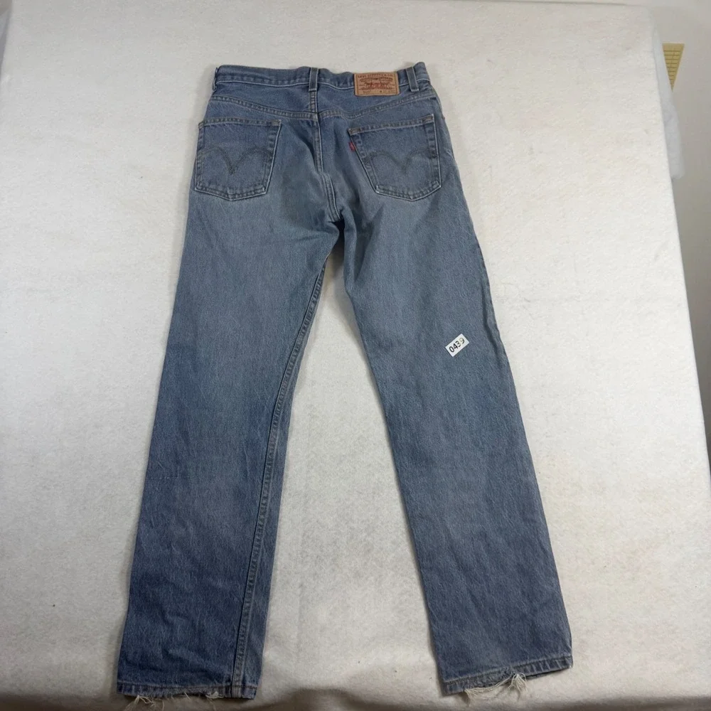 Levi Strauss 505 Regular Fit Straight Leg Jeans Mens 31x32 Medium Wash Blue 8333
